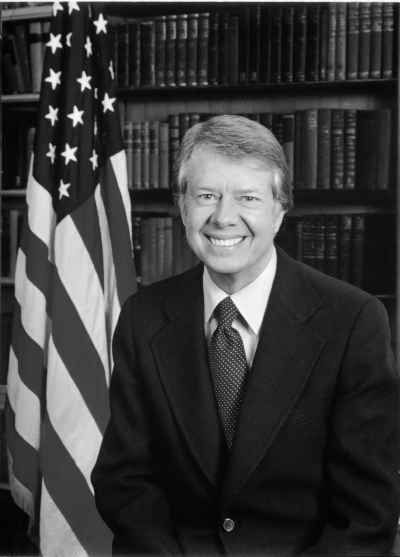 Jimmy Carter, official portrait, 1977 (White House)